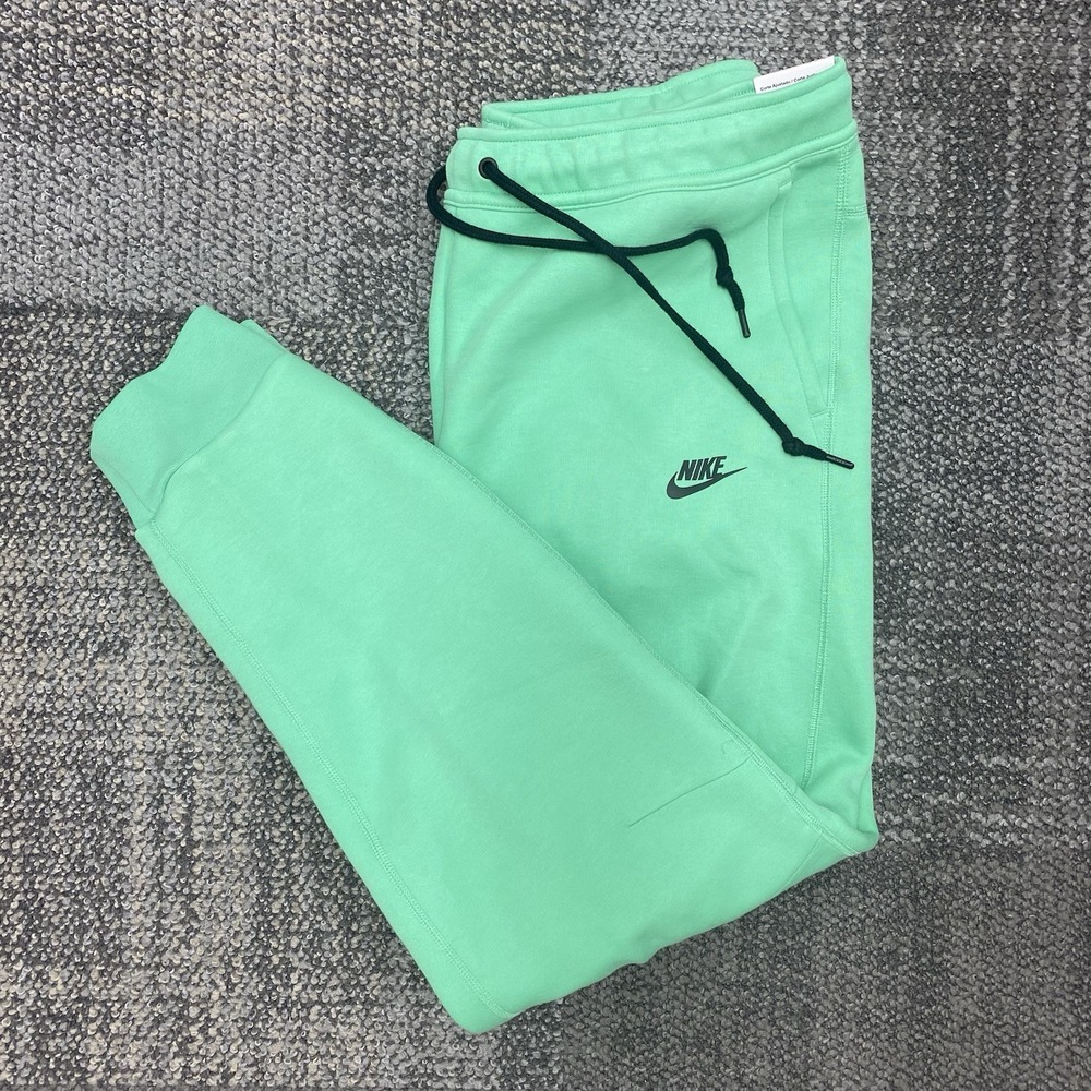 NIKE SPORTSWEAR TECH FLEECE Joggers GREEN BRIGHT‎ MEN'S XL FB8002 363